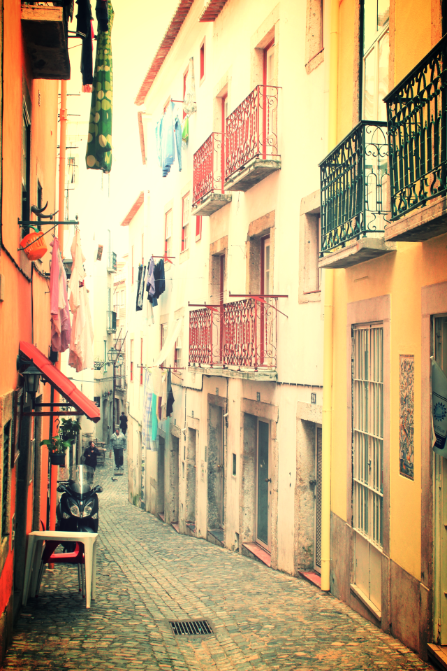 The Alfama, a gorgeous labyrinth of alleys and stairs.